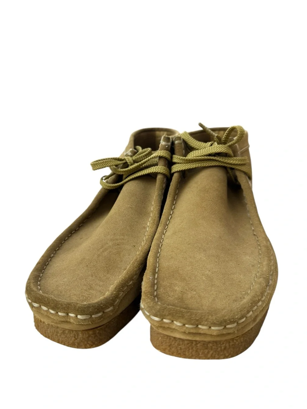 Clarks Olive Suede Chukka Wallabee Boot - Men